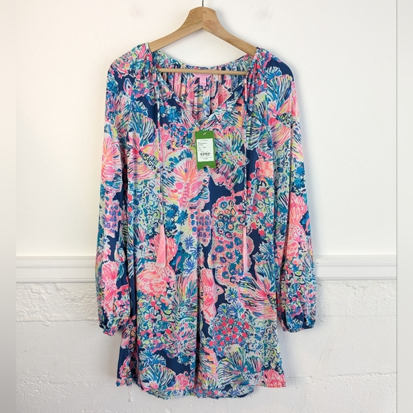 Lilly Pulitzer • Willa Dress Indigo Gypsea - Picture 2 of 8